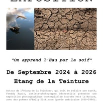 On Apprend l'Eau par la Soif à Exposition de Freddy Rapin