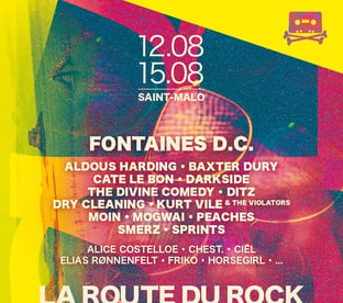 La Route Du Rock 2026 affiche