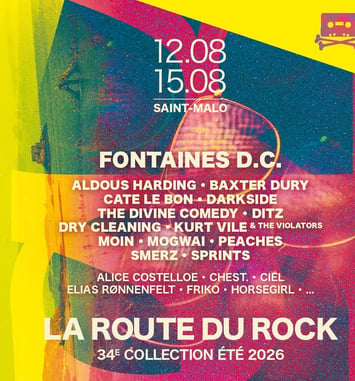La Route Du Rock 2026 affiche