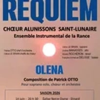 Chœur Alunissons et Requiem de Mozart et Olena de Patrick Otto