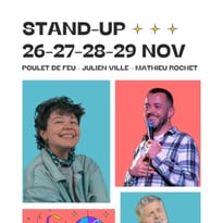 Plateau d'humour - Julien Ville, Poulet de Feu et Mathieu Rochet