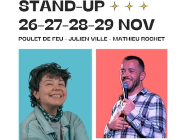 Plateau d'humour - Julien Ville, Poulet de Feu et Mathieu Rochet