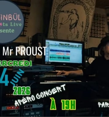 Mr Proust・Chanson d’auteur pop / art-rock au Jardinbül