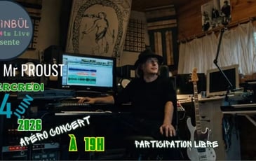 Mr Proust・Chanson d’auteur pop / art-rock au Jardinbül