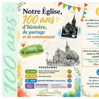 Notre église, 100 ans d'histoire, de partage et de communauté