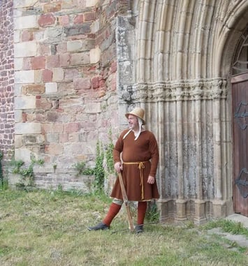 Visite guidée en costume, Montfort médiévale