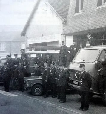 Mémoire de La Guerche avec les anciens pompiers