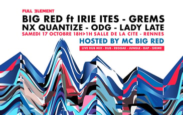 Big Red & Irie Ites Live Dub Mix, Grems & Nx Quantize, ODG, Lady Late