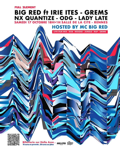 Big Red & Irie Ites Live Dub Mix, Grems & Nx Quantize, ODG, Lady Late