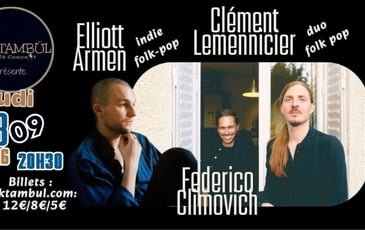 Elliott Armen - indie folk-pop + Clément Lemennicier Mountain Dreamer - folk pop