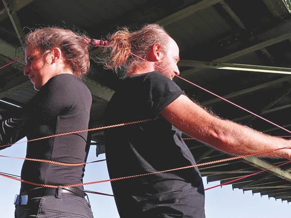 Spectacle Oblique / Présentation de travail. Cie Le Ventre.