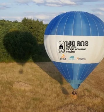 Vol en montgolfière – Les 140 ans du théâtre