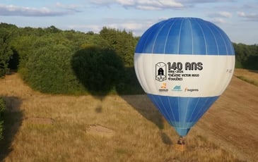 Vol en montgolfière – Les 140 ans du théâtre