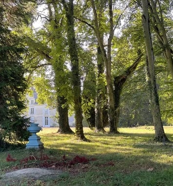 Visite du parc du château de Blossac