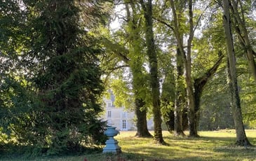 Visite du parc du château de Blossac