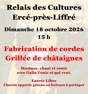 Fabrication de cordes et grillée de châtaignes