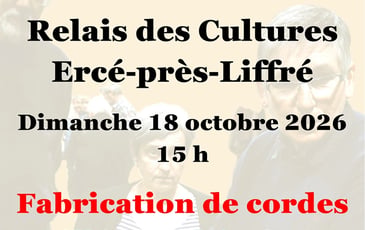 Fabrication de cordes et grillée de châtaignes