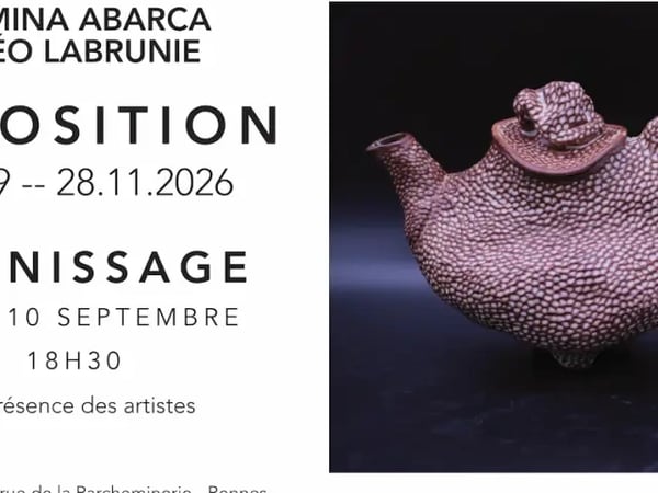 Exposition céramique de Romina Abarca et Théo Labrunie