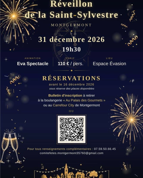Réveillon de la Saint-Sylvestre 2026 à Montgermont