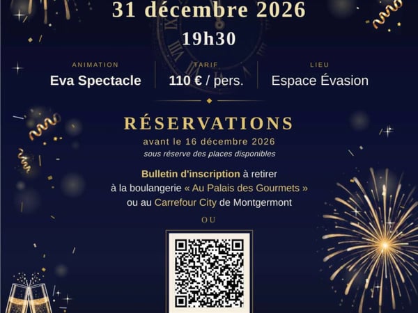 Réveillon de la Saint-Sylvestre 2026 à Montgermont