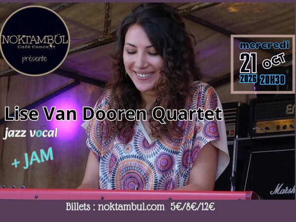 Lise Van Dooren Quartet « ZALIZÉ » jazz vocal