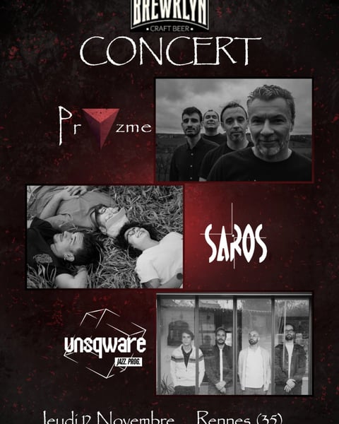 Pryzme + Saros + Unsqware au Brewklyn