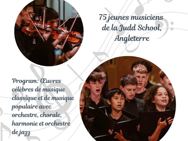 Concert exceptionnel avec jeunes musiciens anglais
