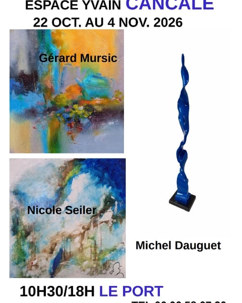 Michel Dauguet, sculptures à la salle Paul Yvain